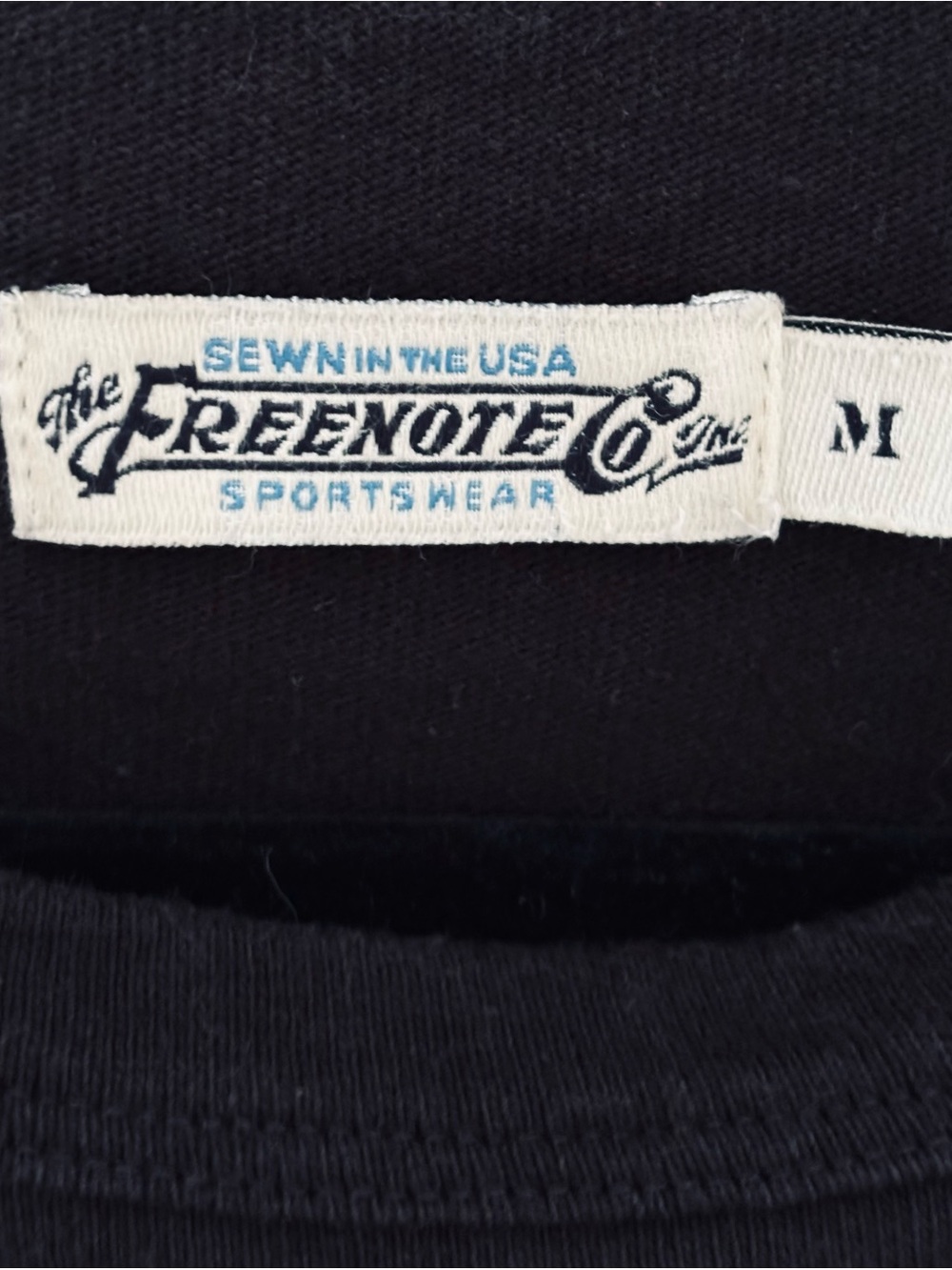 Freenote & Cloth Shifter LS tee men's black combo size medium - Picture 9 of 11